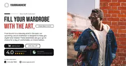 Clothing Brand Shop Discount Offer Facebook Ad