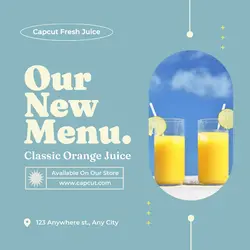 Food & Beverages New Menu Product Display