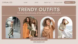 Fashion & Clothing Woman Product Display