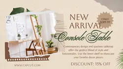 Furniture Product New Arrival Twitter Post
