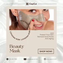 Face Mask New Release Instagram Post Minimalist