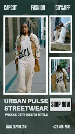 streetwear fashion instagram story