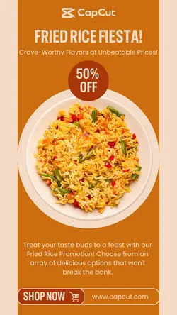Fried Rice Fiesta Food Promotion Instagram Story