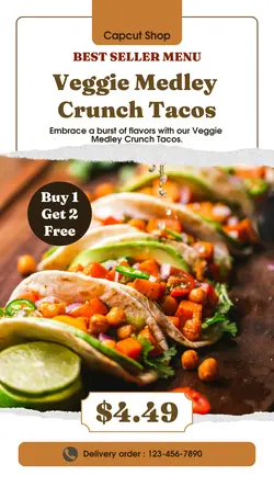 Food Tacos Best Seller Promotion Tiktok
