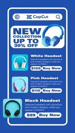 Modern Headsets Promotion Ui Style