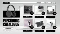 Electronic Product Catalog Modern Twitter Post