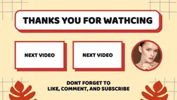 Non-marketing Youtube Endscreen Beauty Vlog Video 