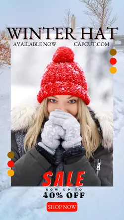 WINTER HAT SALE PROMOTION INSTAGRAM