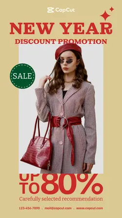 Christmas Clothing Discount Promotion