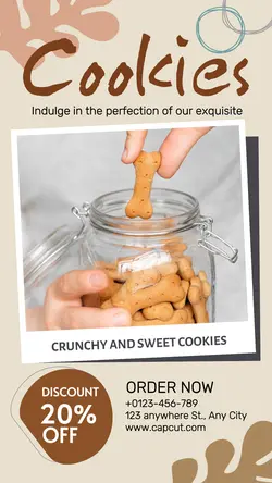 Cookies Sweet Simple Instagram Story
