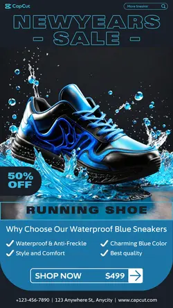 New Years Sale Product Display