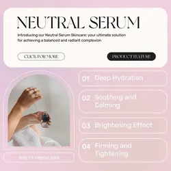 Pink Gradient Aesthetic Serum Instagram Post