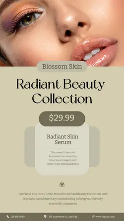 Beauty Pricelist Brown Instagram Story