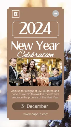 New Year Celebration Instagram Story