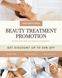 Beauty Treatment Promotion Instagram Portrait