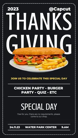 Thanks Giving Instagram Story