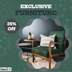 Exclusive Furniture Sale Instagram Post