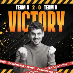 Esports Yellow Theme - Victory Template