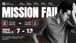 Gaming - Team Defeat Announcement