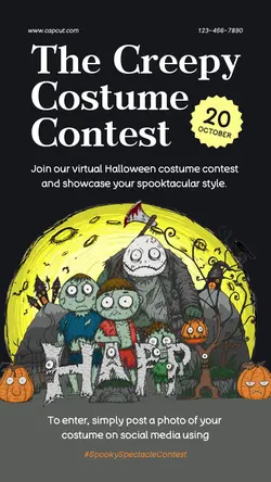 Halloween Costume Contest Tiktok Post