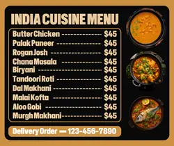 Food India Cuisine Menu Facebook