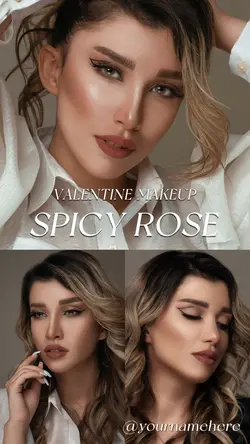 Stylish Beauty Makeup Tutorial Youtube Thumbnail 9:16