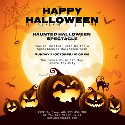 Halloween Invitation Party Instagram Story