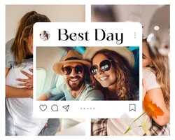 Non-marketing Couple Photo Collage