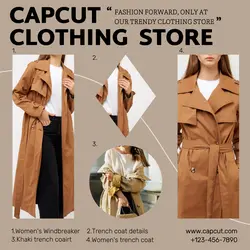 Clothing & Windbreaker  Product display Minimalist