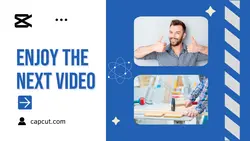 Youtube Endscreen Blue Modern