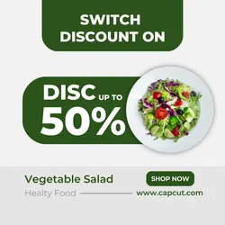 Vegetable Salad Promotion - Instagram Post