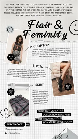Fashion Mix and Match Instagram Story