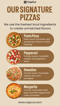 Pizza Menu Display Instagram Story