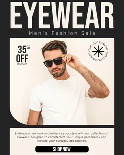 Eyewear Promotion Sale Instagram Post