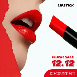 E-commerce Beauty Hero Image Lipstick Aesthetic Red