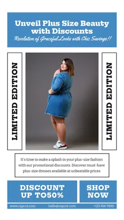 Fashion Plus Size Sales Promotion TikTok