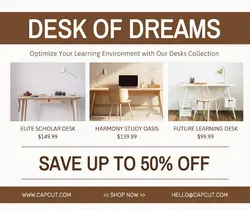 Study Desk Promotion Facebook Post