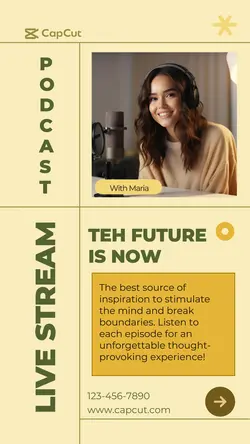 Podcast Live Stream Instagram Story