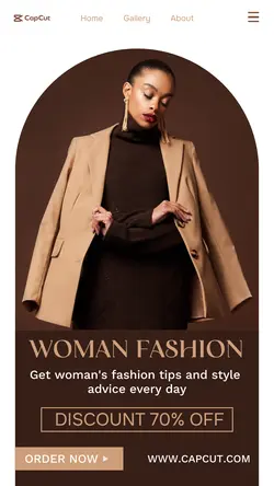 Fashion Woman Sale Promotion