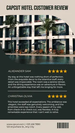 Hotel Customer Review Instagram Story
