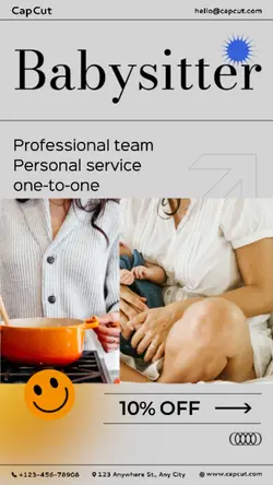 Maternal and infant care Babysitter business
