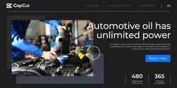 Auto parts Gasoline Publicity Simple