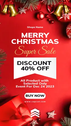 Christmas Card Promotion Instagram Story