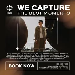 Minimalist Photography Business Instagram Post