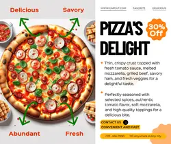 Pizza Discount Facebook Post