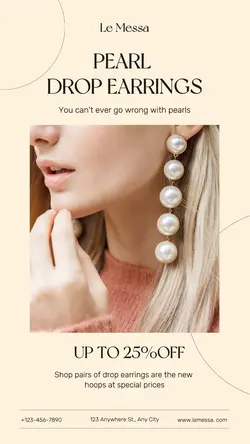 fashion jewellery sale promotion instagram post