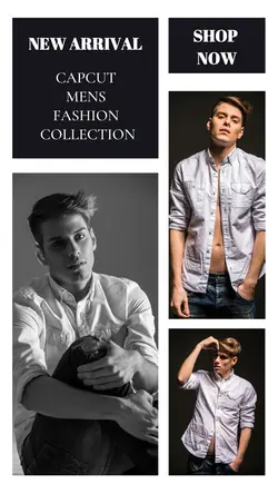 Black & White Mens Fashion Collection