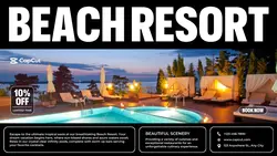 Other Beach Resort Promotion Twitter Post