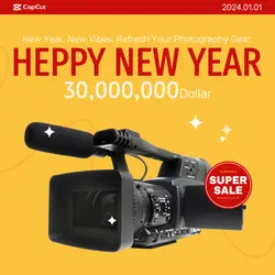 New Year's Day Electronic products Camera Discount 