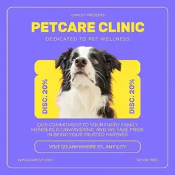 Pet Hospital Promotion Display Minimalist